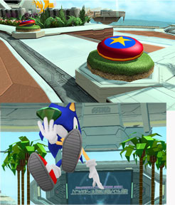 Star bumper & Emerald Statue