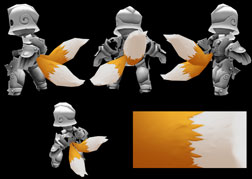 Tails tail accessory Spiral