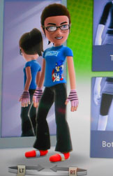 Xbox Avatar Shirt & Sonic Shoe Prize